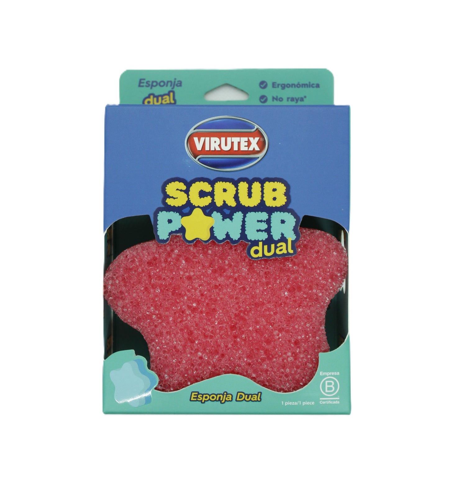 Esponja Scrub Power Dual Virutex Cocina