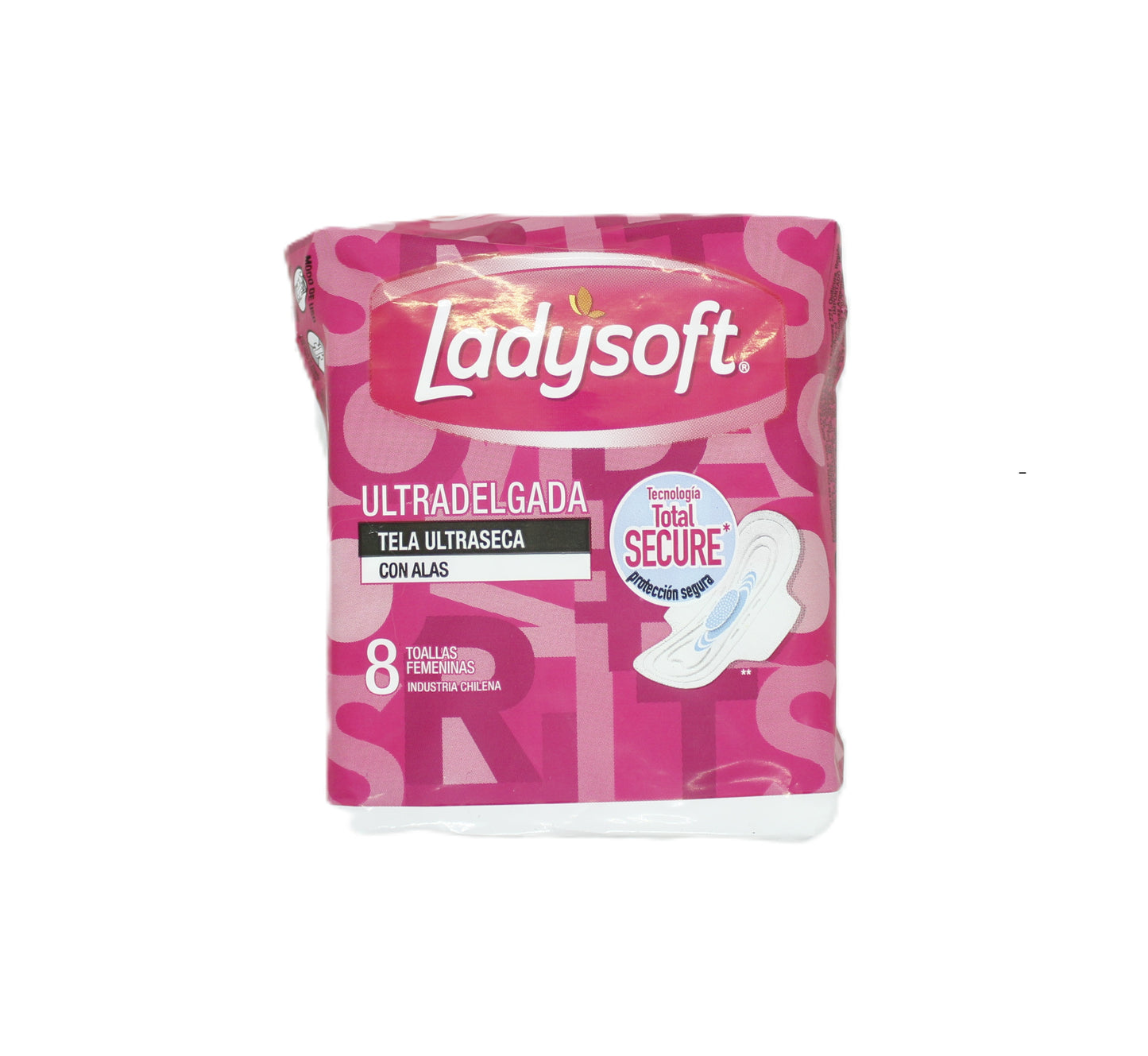 Toalla Higiénica Ladysoft día con alas 8unidades