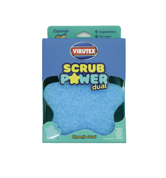 Esponja Scrub Power Dual Virutex Baño