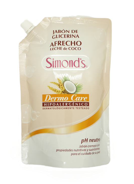Jabon Simond's Afrecho Leche de Coco 750ml