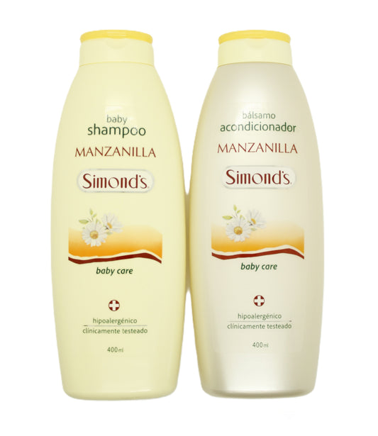 Pack Shampoo y Acondicionador Baby Care Simond's 400ml c/u