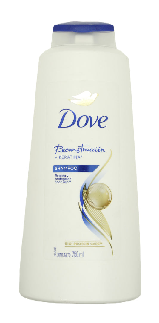Shampoo Dove Reconstrucción + Keratina 750 ml