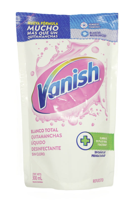 Recarga Vanish Quitamanchas Blanco Total 300ml