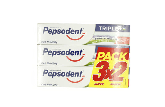 Pack Pepsodent Triple + 3x2