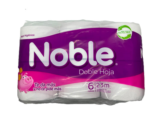 Papel Higiénico Noble x 6 23 mts.
