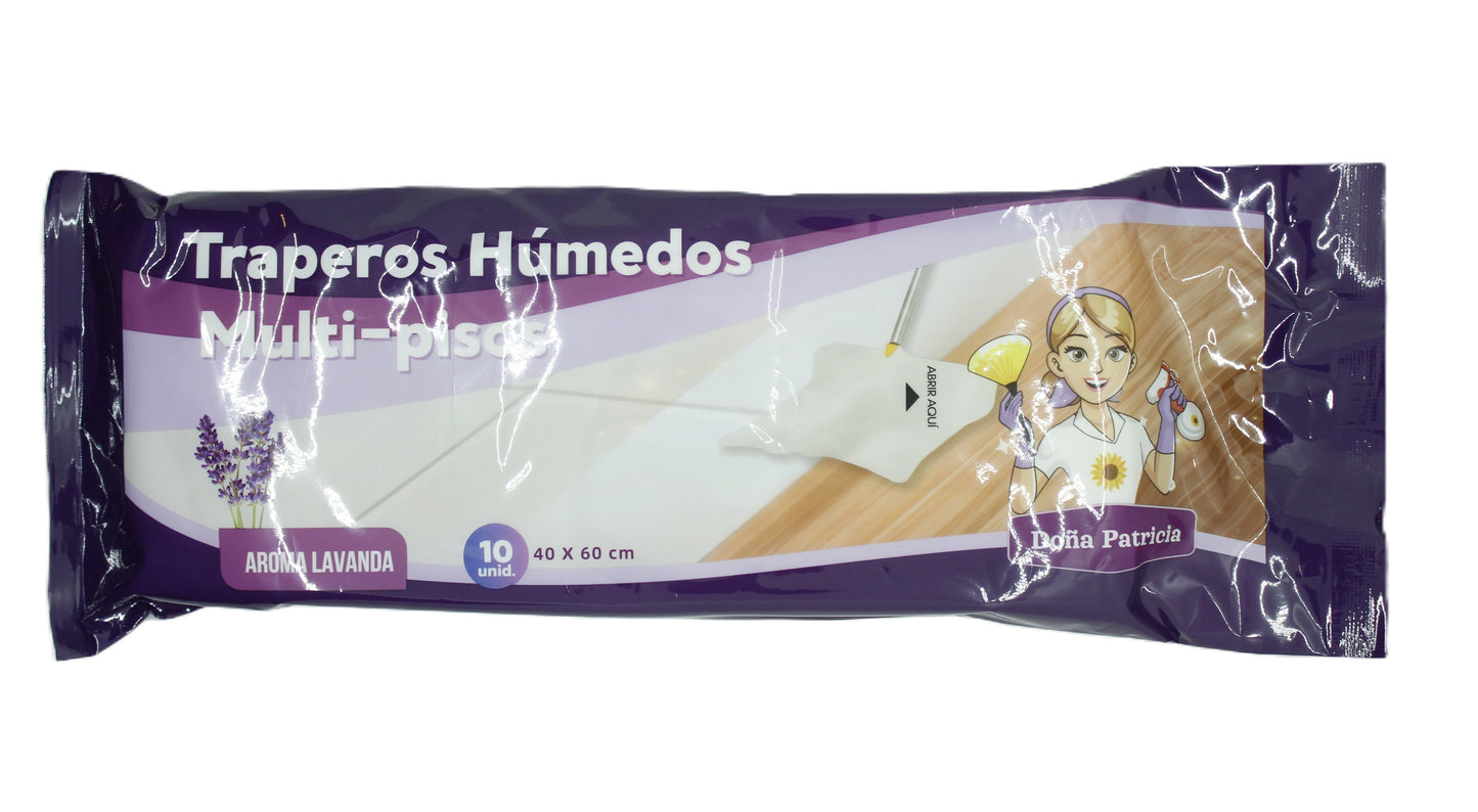 Trapero Humedo Doña Patricia Lavanda 10 Un